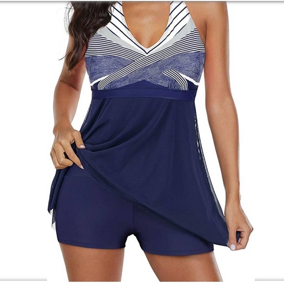 Other - Curvy Sexy TANKINI SWIMSUIT One Piece Boy Shorts
